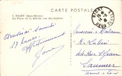 CPA Niort Two Separate the Place of the Breach seen of the Gardens