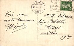 CPA the Collar D' Aubisque Panoramic View