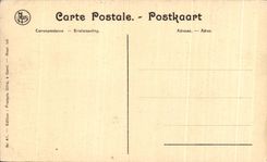 CPA Ghent Castle of the Counts de Flandre Porch of Entering Passage and carries of entry