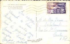 CPA the Beautiful Alps Francalses Route Of Grenoble has Villard De Lans the Falls of Machines