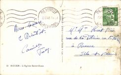 CPA Rouen the Church Saint Ouen