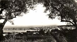 CPA ISCED de la opinion del azul de Antibes