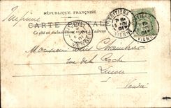 CPA Poitiers the Botanical garden