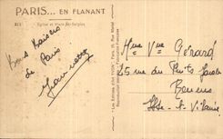 CPA Paris While Strolling Church and Place St Sulpice