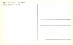 Faro espiritual de San Jose Le Havre de la iglesia de CPA del ISCED