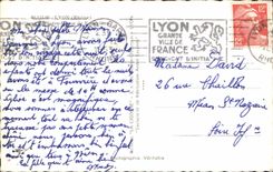 CPA Lyon Basilica of Notre Dame de Fourviere and the Vault