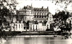 CPA Amboise the Castle through the Trees