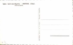 CPA Church Saint Jean Baptiste Breteuil Main Furnace bridge