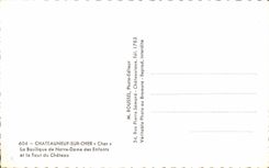 CPA chateauneuf On Dear the Basilica Of Notre Dame Of the Children And the Lathe Of the Castle