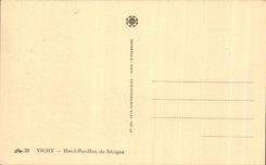 CPA Vichy Hotel Pavillon De Sevigne