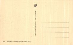 CPA Vichy Hotel Astoria Et Les Parcs