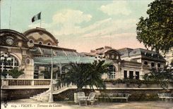 CPA Vichy Terrasse Du Casino