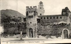 CPA Luz Saint Sauveur L'Eglise Des Temoliers