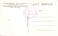 CPA Foret De Compiegne Clairiere De L'armistice Militaria 