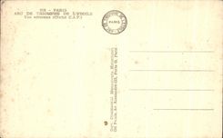 CPA Paris Arc De Triomphe del aire visto Etoile