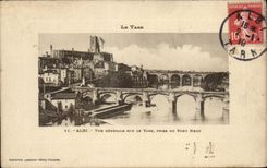 CPA la opinion del Tarn Albi sobre el Tarn tomado del nuevo puente