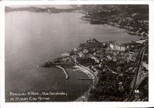 CPSM Beaulieu Mer Vue Generale Et St Jean Cap Ferrat