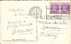 CPA Montpellier Generale et Tours de la Cathedrale St Pierre