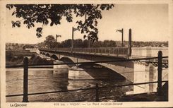 CPA Vichy the bridge Aristide Brioand