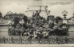 CPA Bordeaux Fontaine du Monument des Girondins