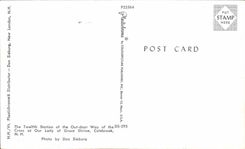 MODERN CARD The Twelfth Station Off The Out Door Way Off The Cross-country race At Our Lady