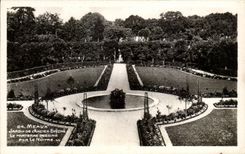 CPA Meaux Jardin Of Old Eveche the Floor Draws By Ours