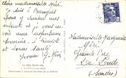 CPA the Vermilion Dimension Banyuls On Sea Panorama Through the Pines Of Salette