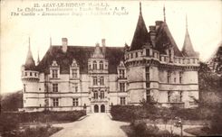 CPA Azay la cortina el renacimiento del castillo