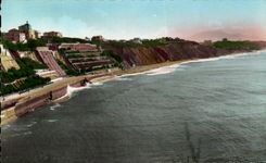 CPA Biarritz Dimensions Back Basques And the Cliffs