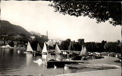 CPSM Annecy Voiliers Sur Le Lac La Visitation