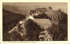 Montaje Odile Vu de Sainte de la cria de CPA del plano