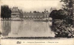 CPA Palate of Fontainbleau the Pond of Carps