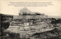 CPA Monument of the Vault Sainte Fine high to the Memory of died of Militaria Division