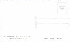 CPA Lourdes Seen from of the Higher Station of the peak of Jer