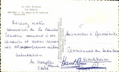 CPA the Dimension of La Baule Love the Beach and the New Boulevard