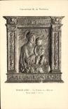 CPA Rossellino La Vierge et lEntant Terre Cuite Collection de Nanteuil