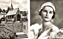 CPA Kossnacht Rigi Geddchtniskapelle Konigin Astrid von Belgien