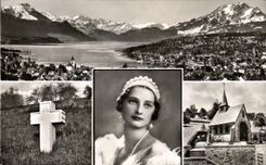 CPA Kossnacht Rigi Geddchtniskapelle Konigin Astrid von Belgien