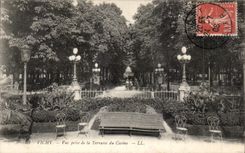 CPA Vichy Vue Prise de la Terrasse du Casino