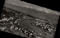 CPA Grenoble the Mug I' Ile Green I' Isere and the Alps