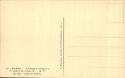 CPA Paris Sainte the Vault Oratory of Louis XI