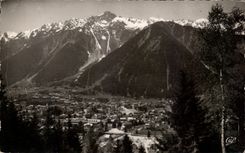 CPA Chamonix Mont Blanc Vue generale et le Brevent