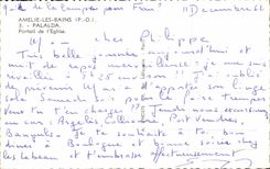 CPA Amelie Les Bains Palalda Portail de l'Eglise