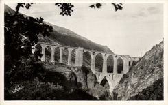 CPA Cerdagne Francaise the Bridge Remains