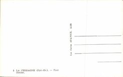 CPA Cerdagne Gisclar Bridge