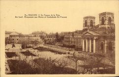 CPA Mason the Public garden of Peace At the bottom Monument auz Moris and