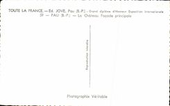 CPA Pau the castle principal Frontage