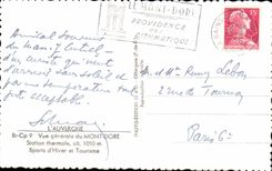 CPSM Auvergne View of the Mount Gilds Thermal spa Winter sports and Tourisme