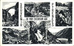 CPA Souvenir De Mom Excursion In the Pyrenees Lourdes