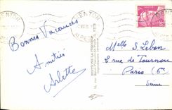 CPA Menton La Vieille Ville et le Cap Martin Vue Prise de la Frontiere